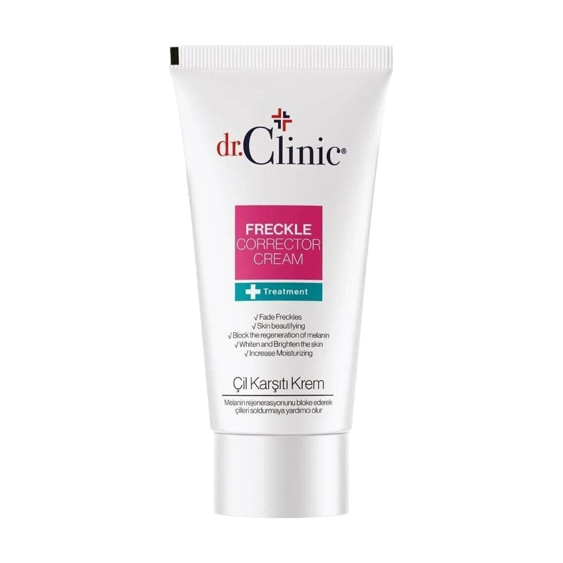 Освітлювальний крем-коректор для обличчя Dr.Clinic Freckle Corrector Cream проти веснянок та пігментації, 50 мл